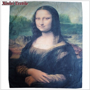 monalisa Wall silk cloth fabric poster