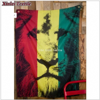 rasta lion Wall silk cloth fabric poster