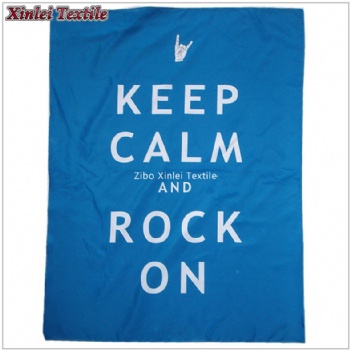 rock on Wall silk cloth fabric poster