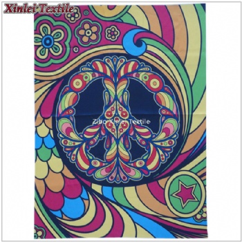 peace Wall silk cloth fabric poster