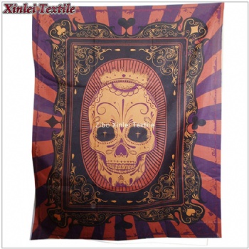 skull Wall silk cloth fabric poster