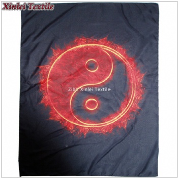 yin yang Wall silk cloth fabric poster