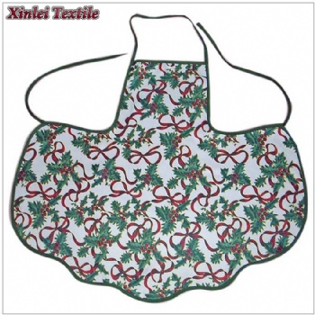 polyester christmas digital printing apron