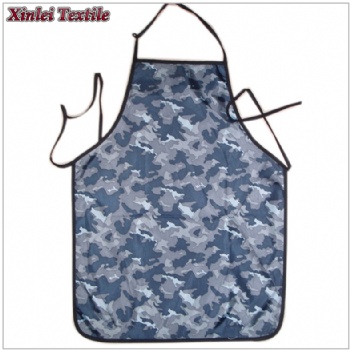 Camouflage polyester printing apron