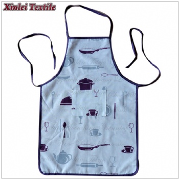 100% cotton screen print kitche cooking apron