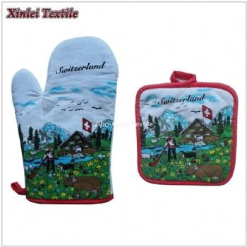 Oven Mitts & Pot holders Heat Resistant for Kitchen