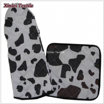 polyester oven mitts & potholder