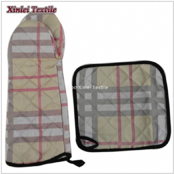 polyester oven mitts&potholder