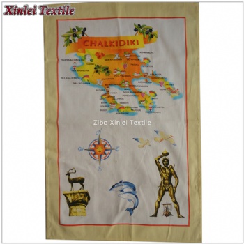 100% cotton printing tea towel